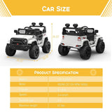 Electric Ride-On Car for Kids with Remote Control, 2 Speeds, and LED Lights - Perfect Holiday Gift!