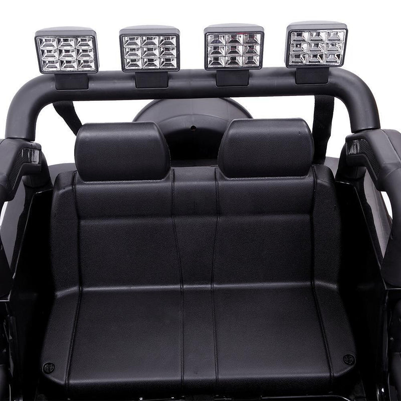 Electric Ride-On Car for Kids with Remote Control - 3 Speeds, 12V Battery, Black