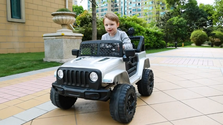 12V Electric Ride-On Car for Kids with Remote Control and 3-Speed Motor