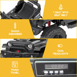 Electric Ride-On Car for Kids with Remote Control and Bluetooth Connectivity