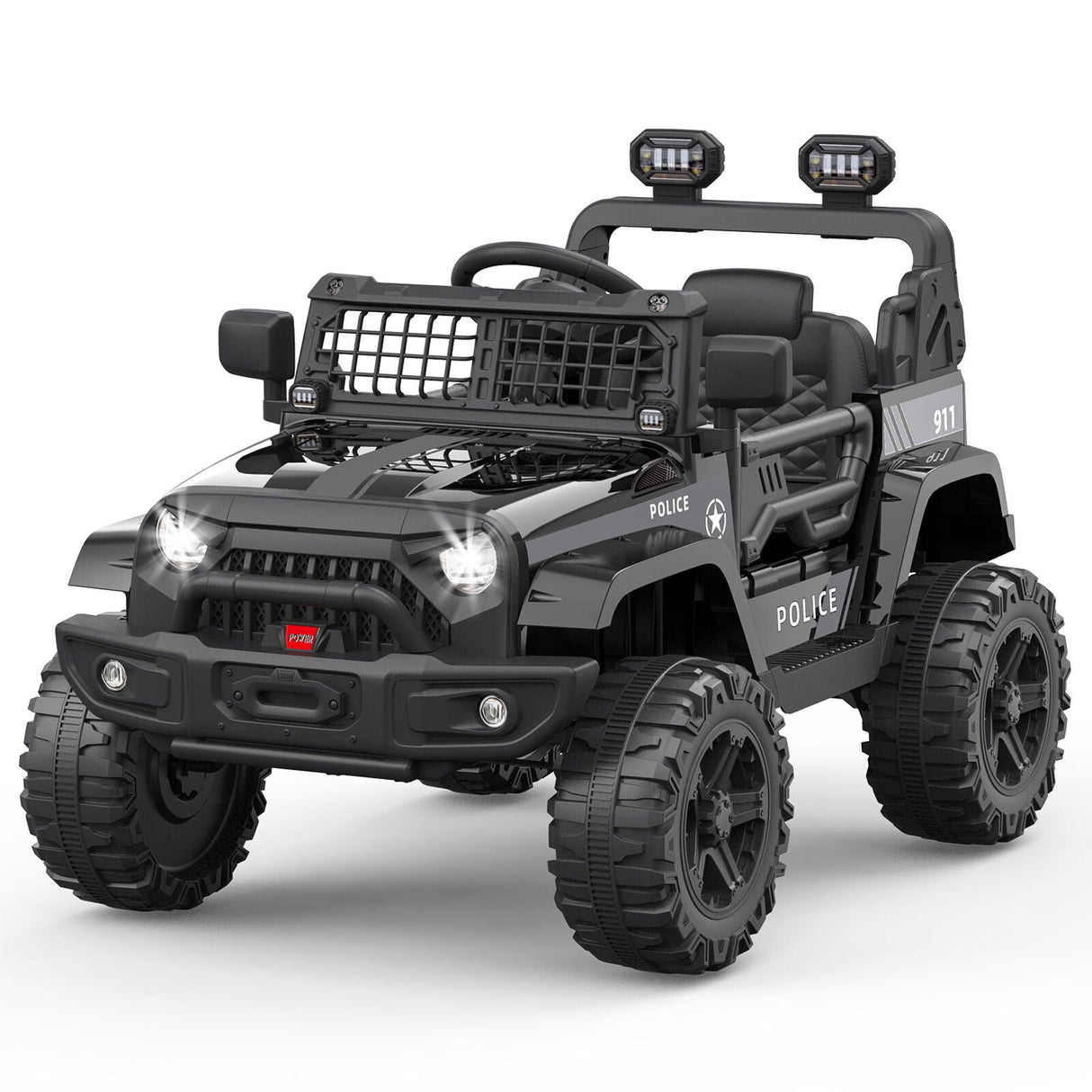 Electric Ride-On Car for Kids with Remote Control and Bluetooth Connectivity