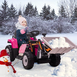 Electric Ride-On Car for Kids with Remote Control and Bucket - 12V Battery Powered