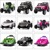 Electric Ride-On Car for Kids with Remote Control and LED Lights - 12V Battery Powered Toy Vehicle