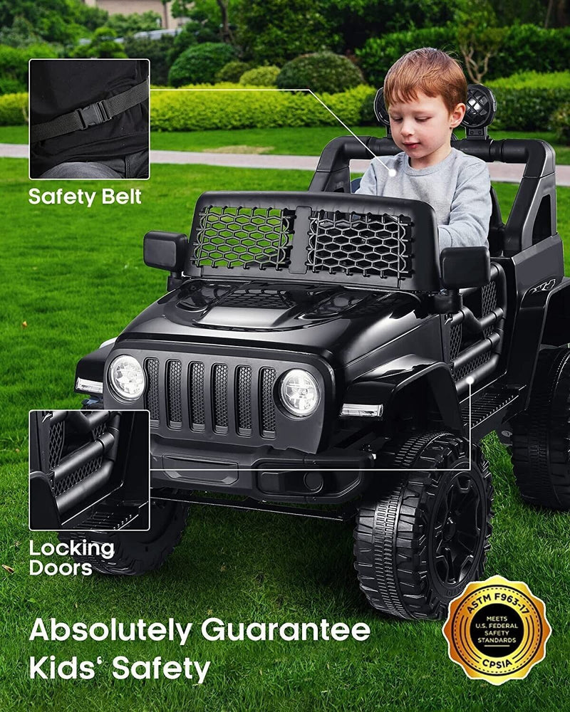 Electric Ride-On Jeep Car for Kids with Remote Control - Perfect Gift for Children