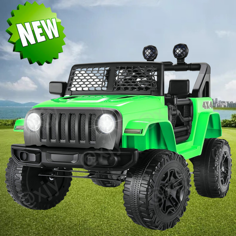 Electric Ride-On Car for Kids with Remote Control and MP3 Player - 12V Children's Truck