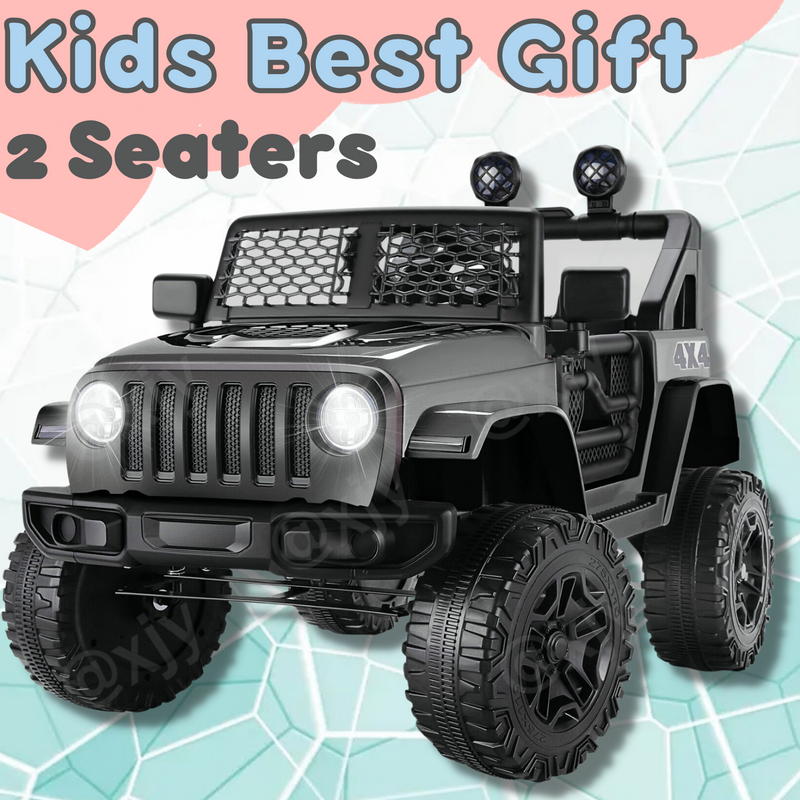 Electric Ride-On Car for Kids with Remote Control and MP3 Player - 12V Truck Design