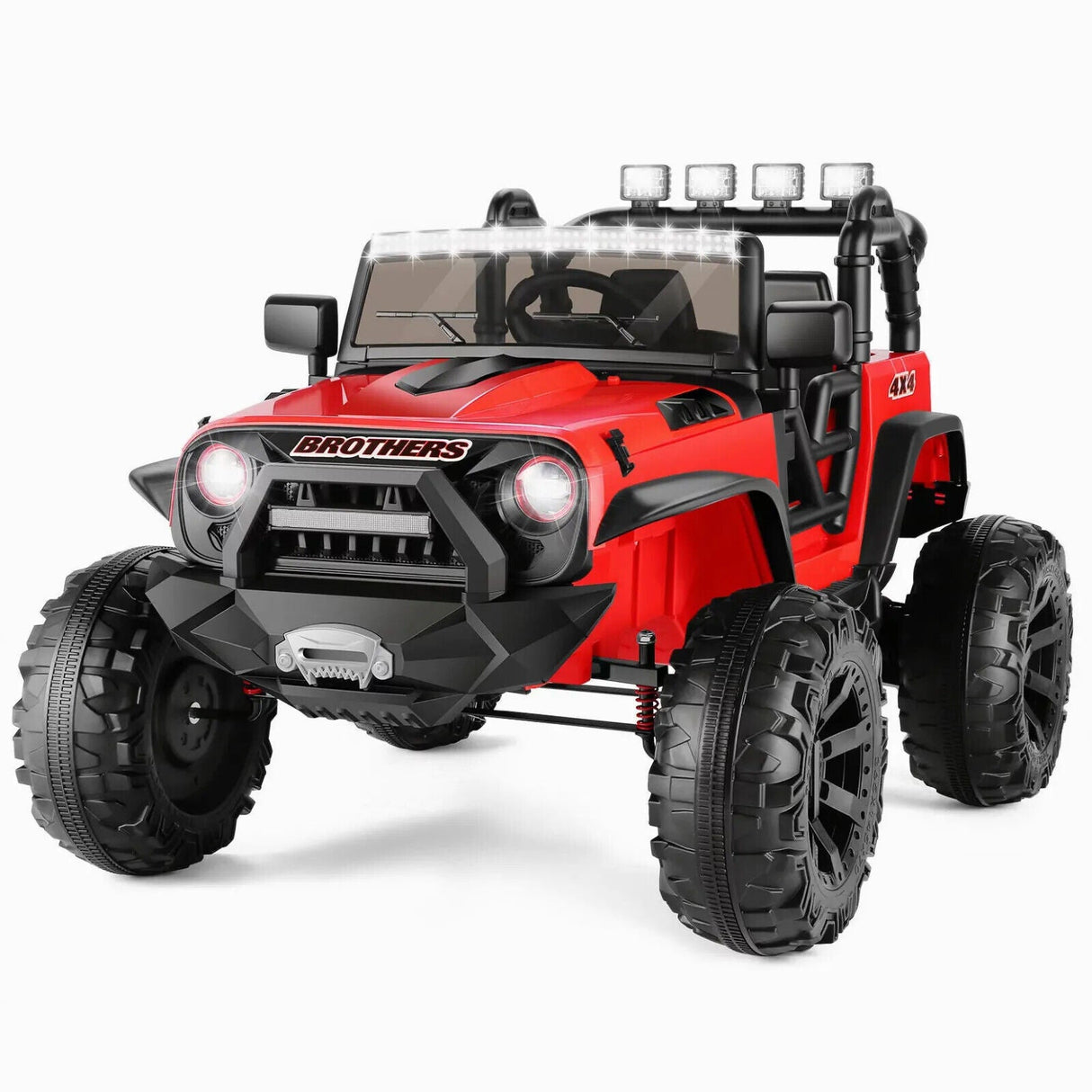 Electric Ride-On Car for Kids with Parental Remote Control, MP3 Player, and Gift Option - 24V Truck Toy