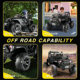 Electric Ride-On Car for Kids with Parental Remote Control, MP3 Player, and Gift Option - 24V Truck Toy