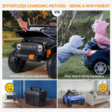 Electric Ride-On Car for Kids with Remote Control and Parent Seat - 12V Power Wheels Truck