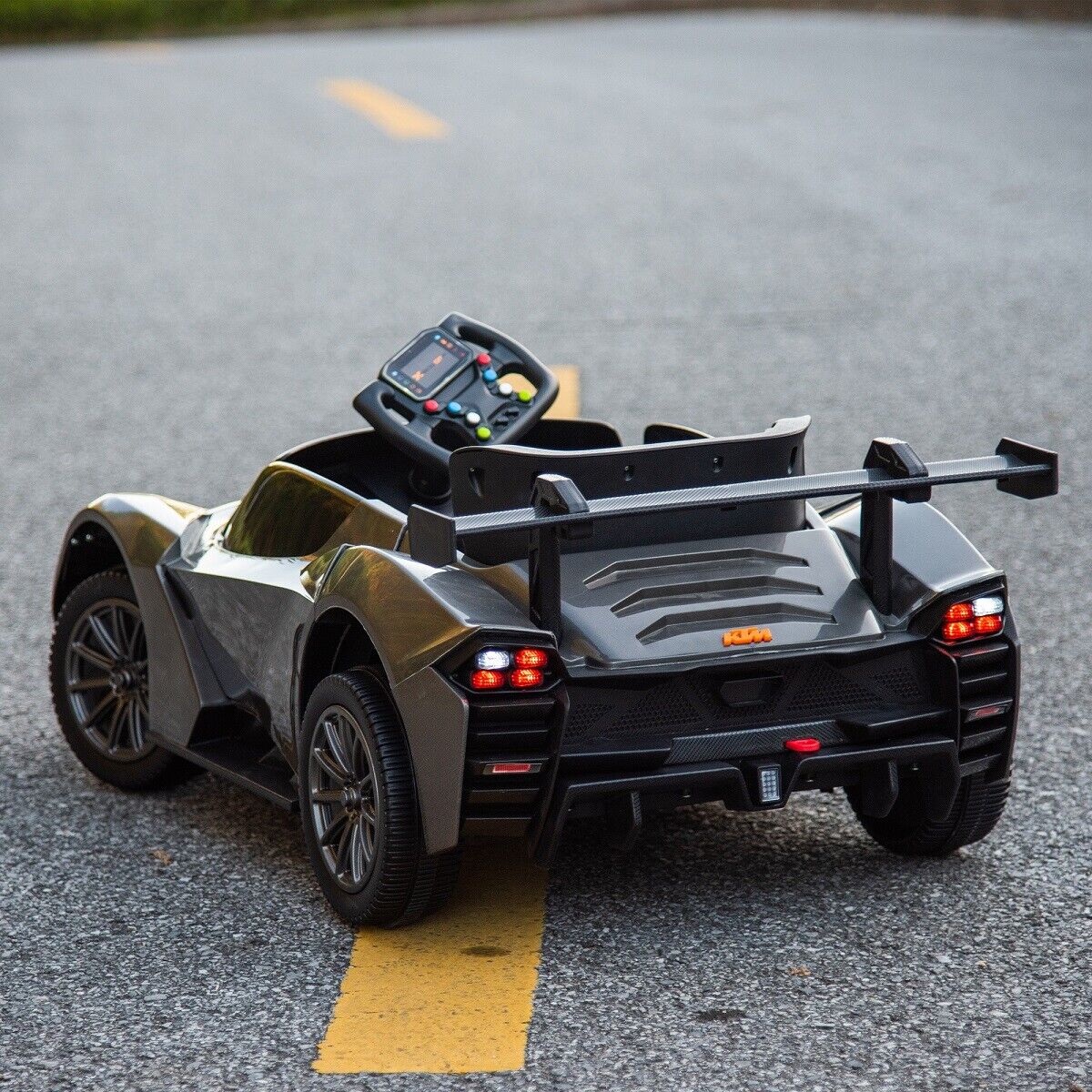 Electric Ride-on Car for Kids with Remote Control, MP3 Player, and LED Lights