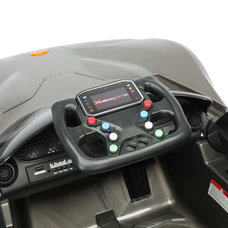 Electric Ride-on Car for Kids with Remote Control, MP3 Player, and LED Lights