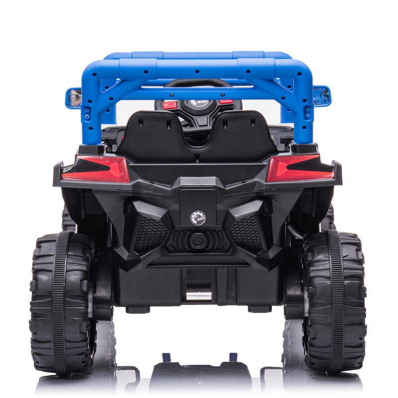 Electric Ride-On Car for Kids with Remote Control, Music, and 4 Wheels - 12V LED Edition