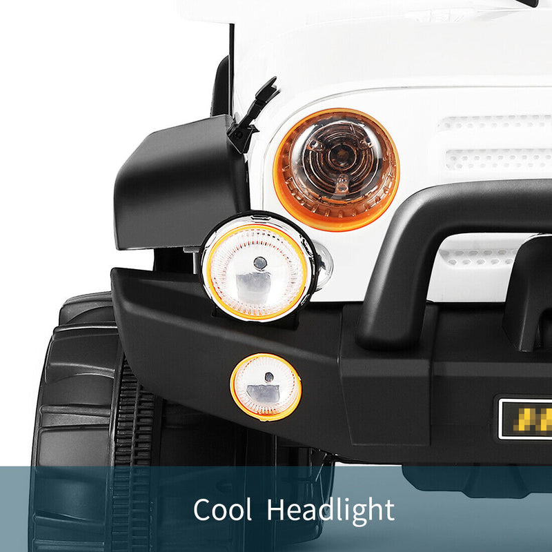 12V Electric Ride-On Truck for Kids with MP3, LED Lights, USB, and Remote Control