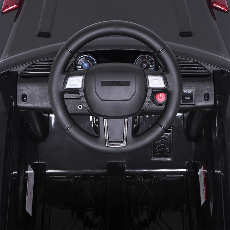 Electric Ride-On Car for Kids with Seat Belt, Music, Lights, and Remote Control