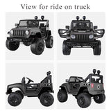 Electric Ride-On Car/Truck for Kids with MP3 Music, Lights, and Remote Control - 12V