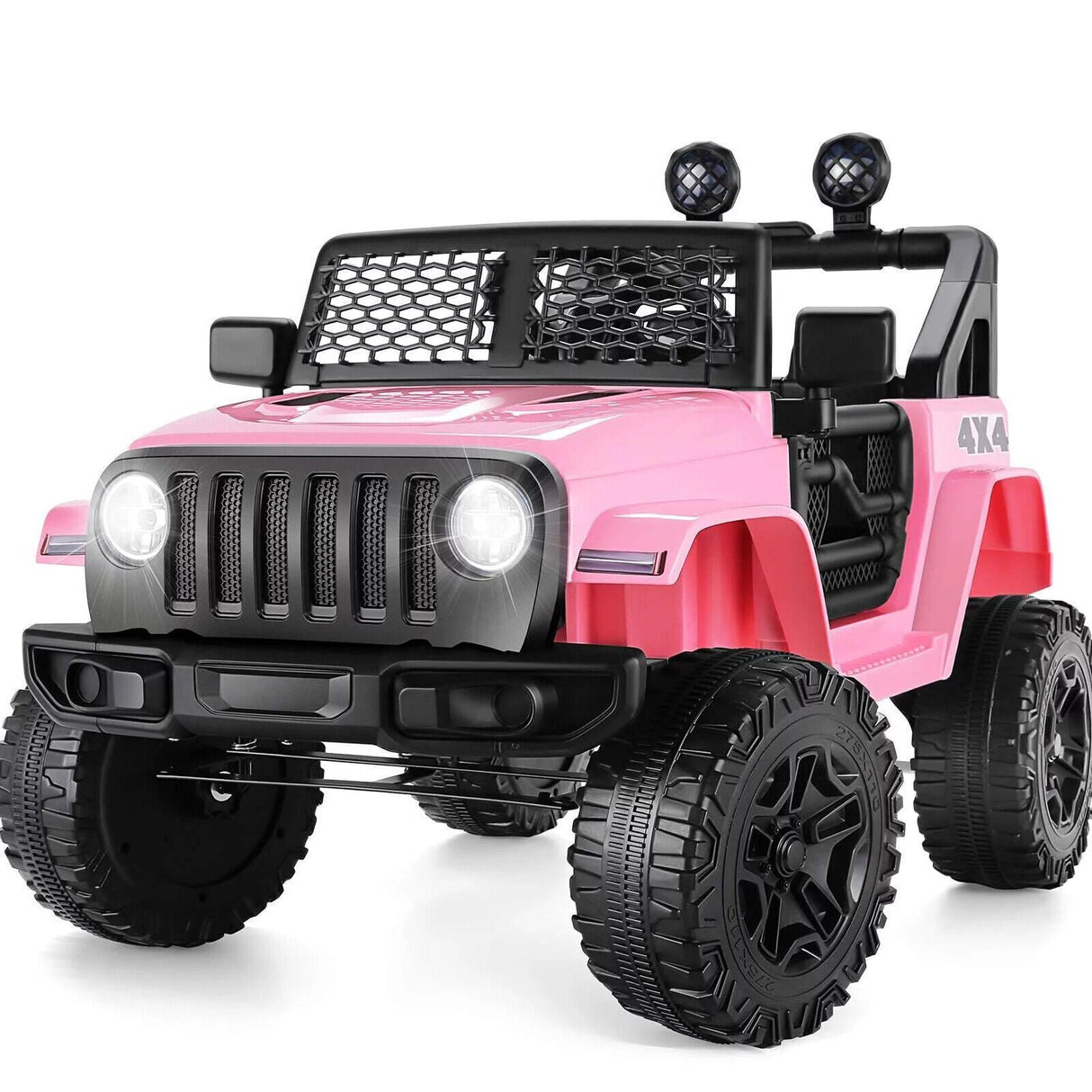 Electric Ride-On Car/Truck for Kids with MP3 Music, Lights, and Remote Control - 12V