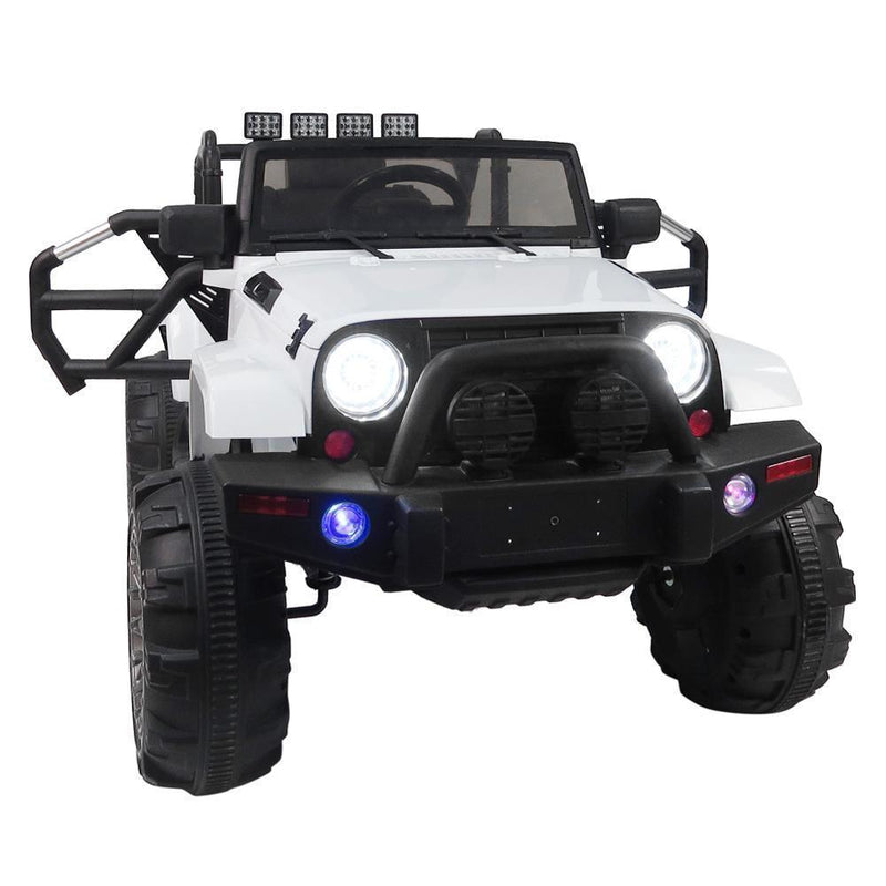 Electric Ride-On Car Truck for Kids with Remote Control, MP3 Player, and LED Lights - 3 Speed Options