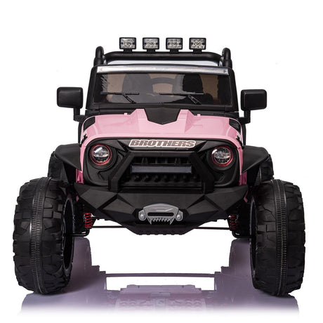 2-Seater Electric Ride-On Truck with Remote Control and MP3 Player for Kids