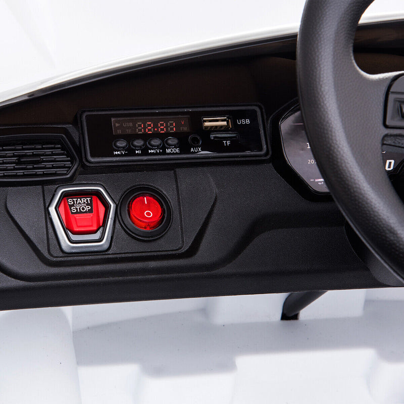 Electric Ride-On Car with Remote Control, MP3 Music, and Headlights - 12V Battery Powered