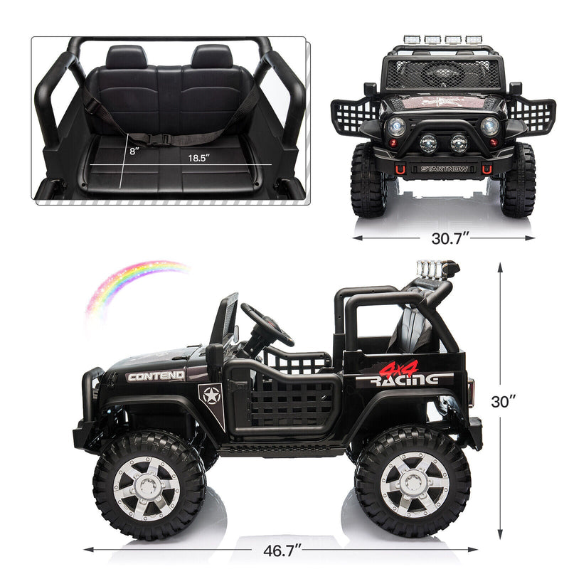Electric Ride-On Jeep Truck Excavator ATV for Kids with Remote Control - Perfect Gift for Young Adventurers
