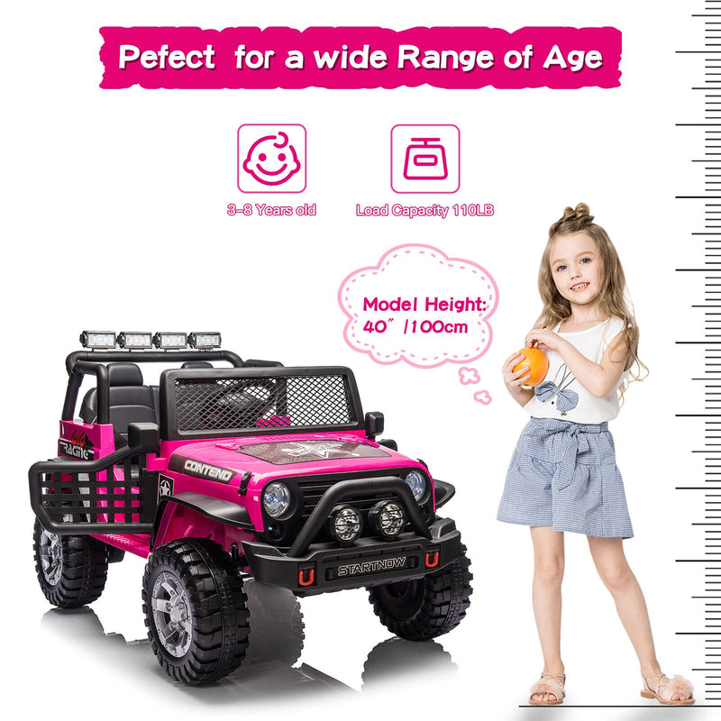 Electric Ride-On Jeep Truck Excavator ATV for Kids with Remote Control - Perfect Gift for Young Adventurers