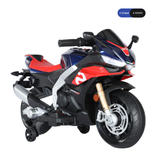 Electric Ride-On Motorbike for Kids 1-4 Years with LED Lights and MP3 Music