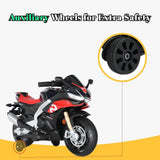 Electric Ride-On Motorbike for Kids 1-4 Years with LED Lights and MP3 Music