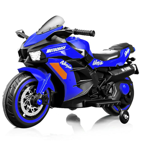 Electric Ride-On Motorbike for Kids - 12V Rechargeable 2-Wheel Car