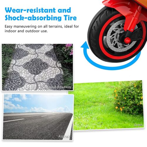 Electric Ride-On Motorcycle for Kids - 12V Rechargeable Battery, 2 Wheels