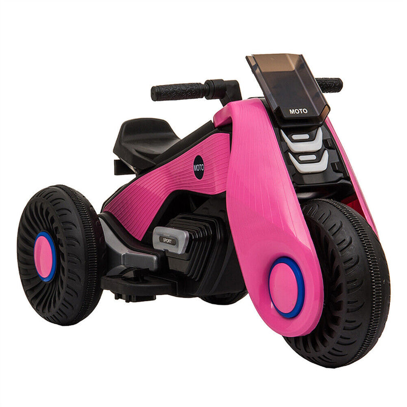 Electric Ride-On Motorcycle for Kids with Music, Horn, and Headlights - 3 Wheels