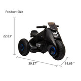 Electric Ride-On Motorcycle for Kids with Music, Horn, and Headlights - 3 Wheels