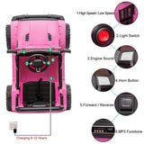 Electric Ride-On Toy Truck for Kids with Dual Drive, MP3, USB, and Remote Control - 12V