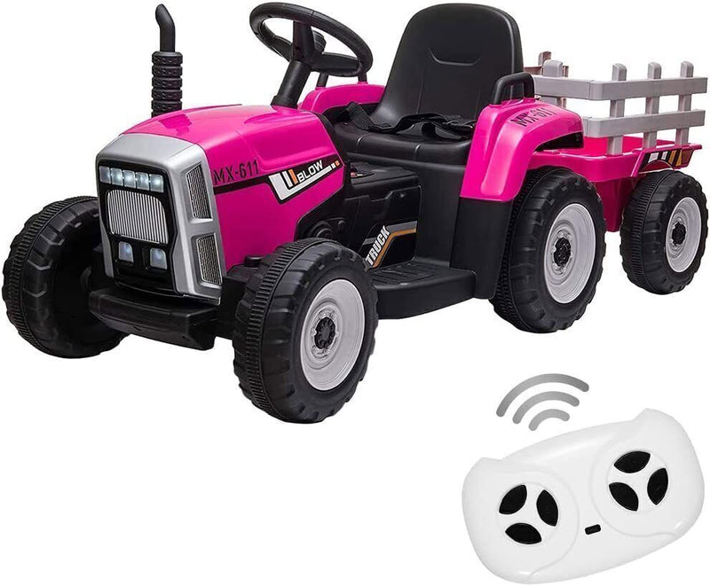 Electric Ride-On Toy Truck for Kids with RC, Bluetooth, MP3 - Perfect Christmas Gift!
