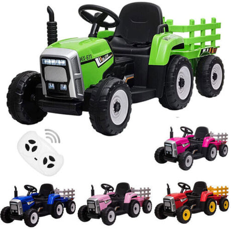 Electric Ride-On Toy Truck for Kids with RC, Bluetooth, MP3 - Perfect Christmas Gift!