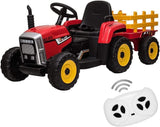 Electric Ride-On Toy Truck for Kids with RC, Bluetooth, MP3 - Perfect Christmas Gift!