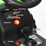 Electric Ride-On Tractor for Kids with Remote Control, Detachable Trailer, Lights, and MP3 Music