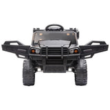 Electric Ride-On Tractor Truck with Music and Remote Control for Kids, Black