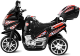 Electric Ride-On Trike with Music, Horn, and Headlights - Black