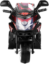 Electric Ride-On Trike with Music, Horn, and Headlights - Black