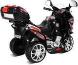 Electric Ride-On Trike with Music, Horn, and Headlights - Black