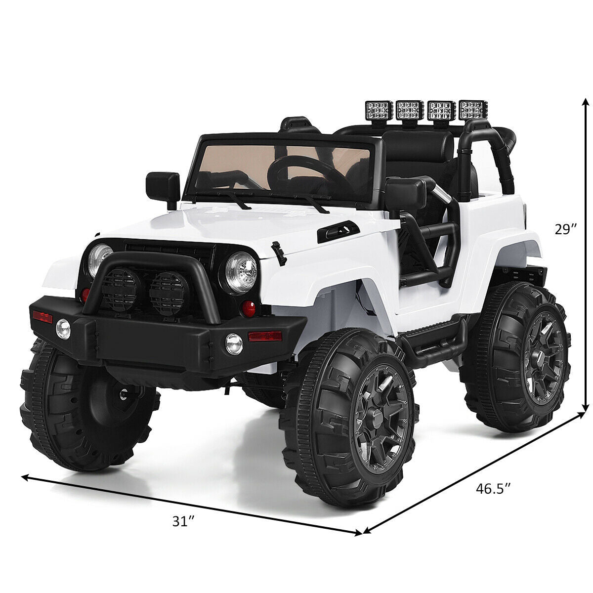 Electric Ride-on Truck for Kids with 2.4 GHZ Remote Control