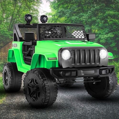 Electric Ride-On Truck for Kids with Music, Remote Control, 3 Speeds, and AUX/USB Connectivity