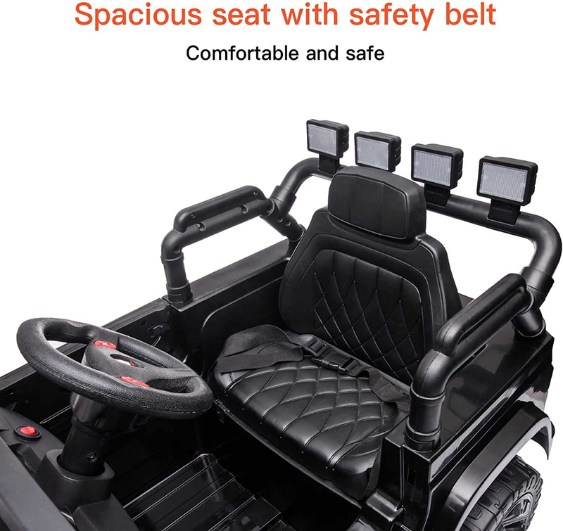 Electric Ride-On Truck for Kids with Parental Remote Control - 12V Battery Powered Car