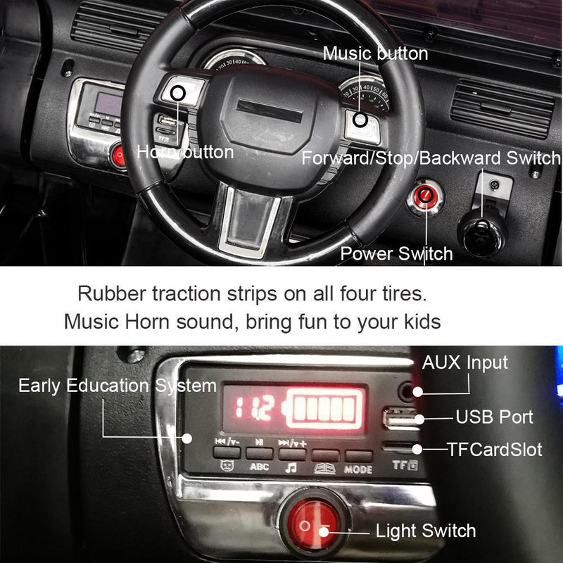 Electric Ride-On Truck for Kids with Remote Control and 3 Speed Options