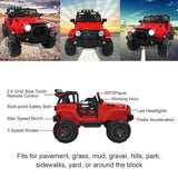 Electric Ride-On Truck for Kids with Remote Control and 3 Speed Options