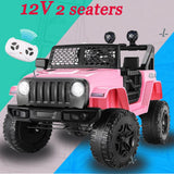 Electric Ride-On Truck for Kids with Remote Control and LED Lights - 12V 7AH