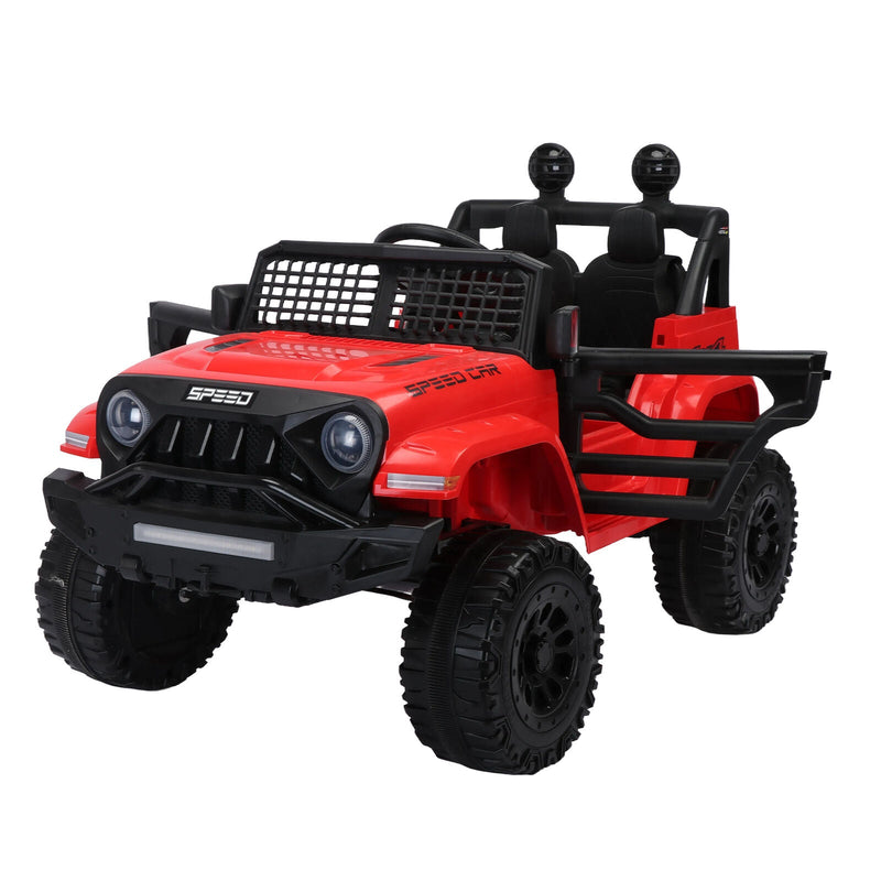 Electric Ride-On Truck for Kids with Remote Control, LED Lights, USB and MP3 Capabilities