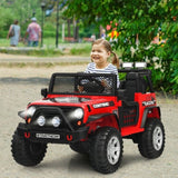 Electric Ride On Truck for Kids with Remote Control, Lights, and Music - 12V Children's Car Toy