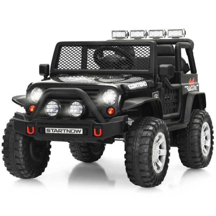 Electric Ride-On Truck for Kids with Remote Control, Lights, and Music - Perfect for Outdoor Fun!