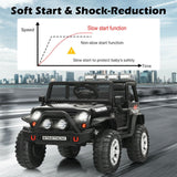 Electric Ride-On Truck for Kids with Remote Control, Lights, and Music - Perfect for Outdoor Fun!